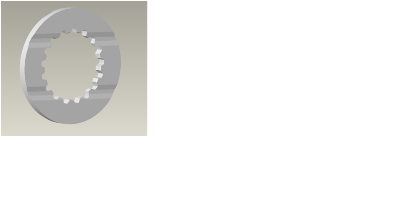 Two-axis reverse gear cushion