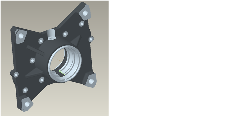 Крышка заднего подшипника; заменен на 1763-03046