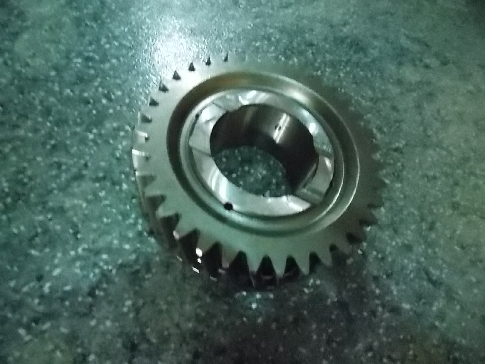 Second-axis and third-speed gears-1