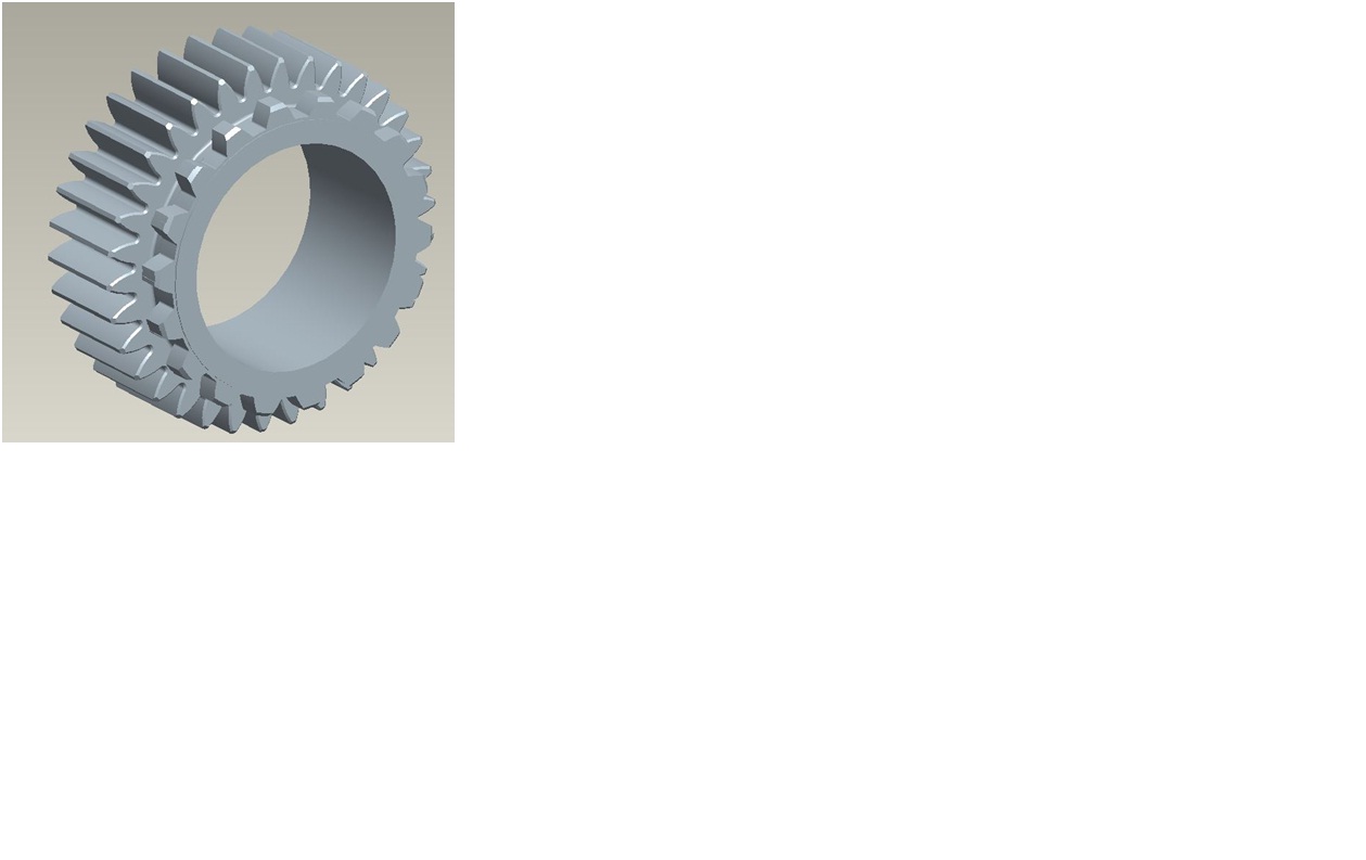 Two-axis six-speed gear-1