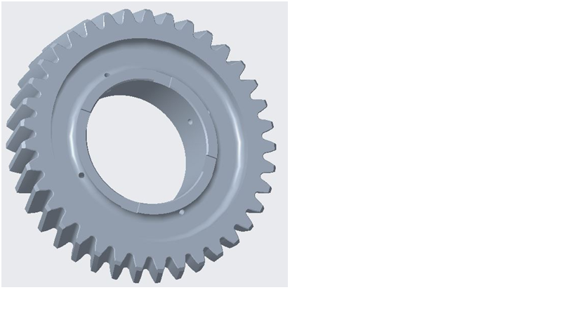 Second-axis three-speed gear-1