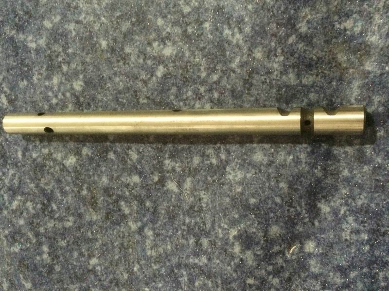 Five and six gear shift fork shaft