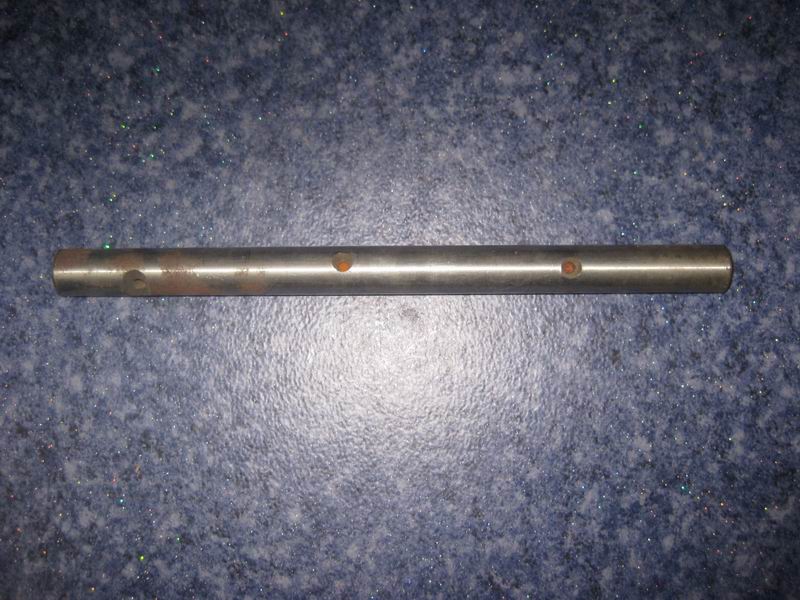 First and second gear shift fork shaft