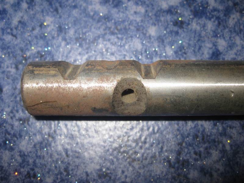 First and second gear shift fork shaft-2