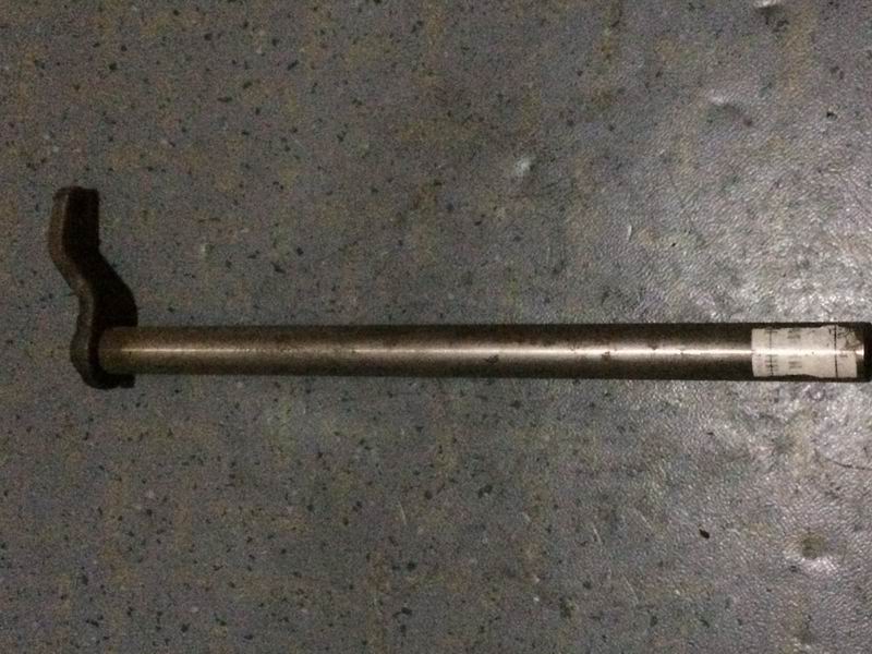 Clutch separation fork shaft with separation wishbone assembly