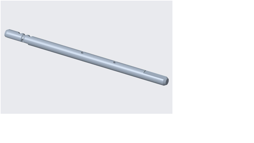 One and two gears fork shaft