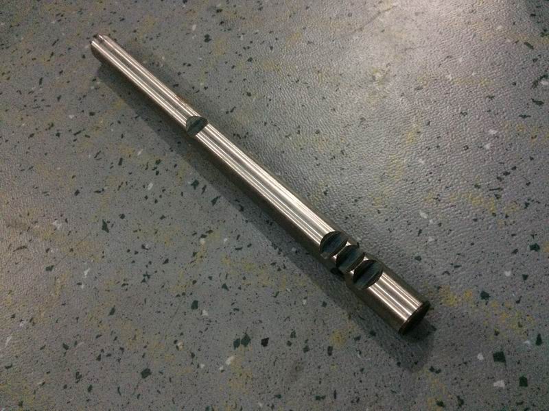 One reverse gear fork shaft