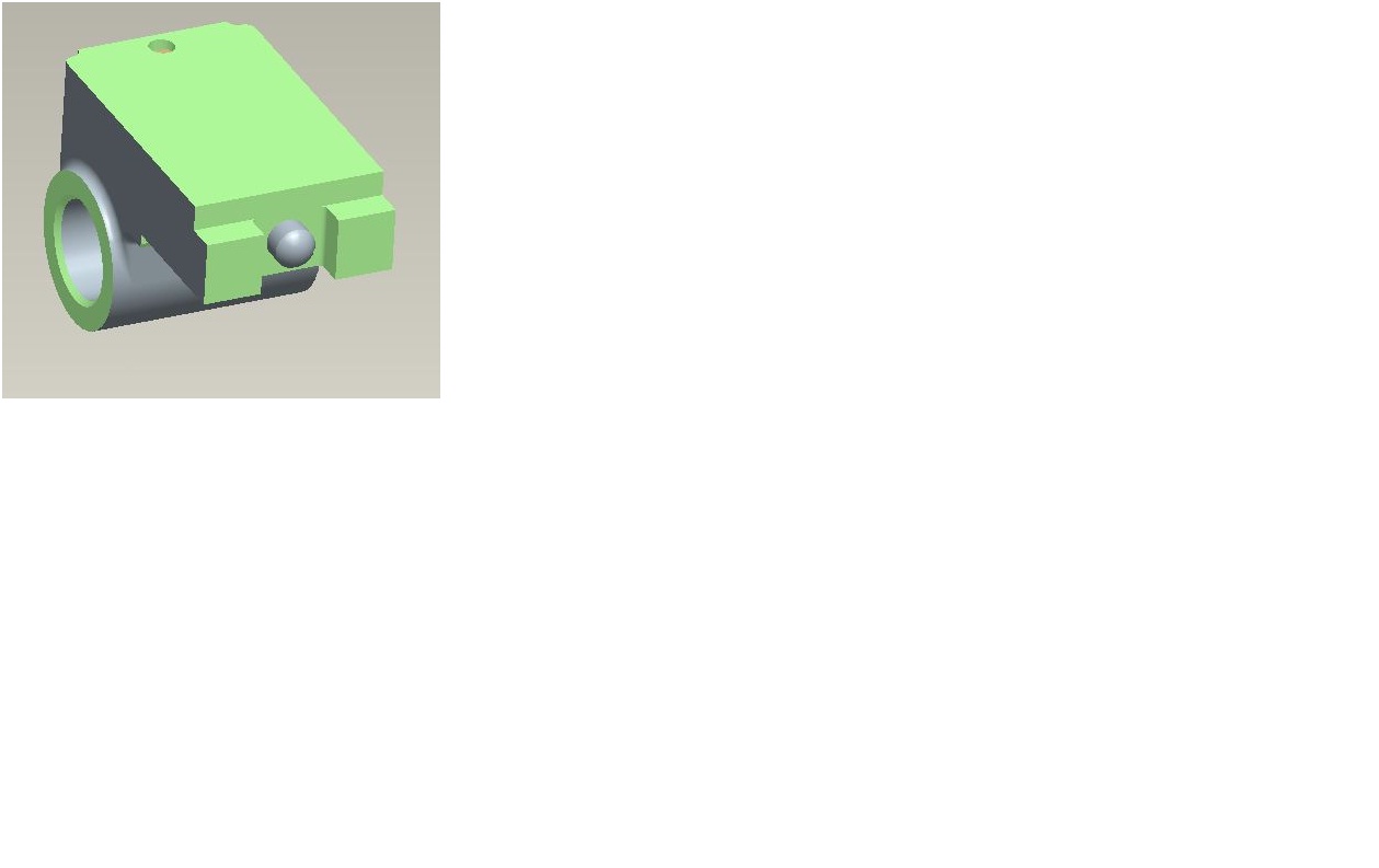 Reverse guide block assembly