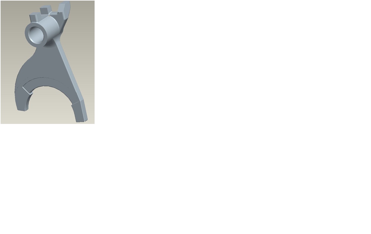 One reverse gear fork