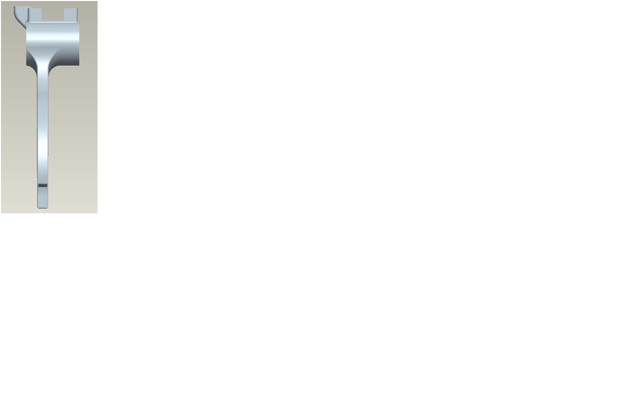 Second and third gear fork