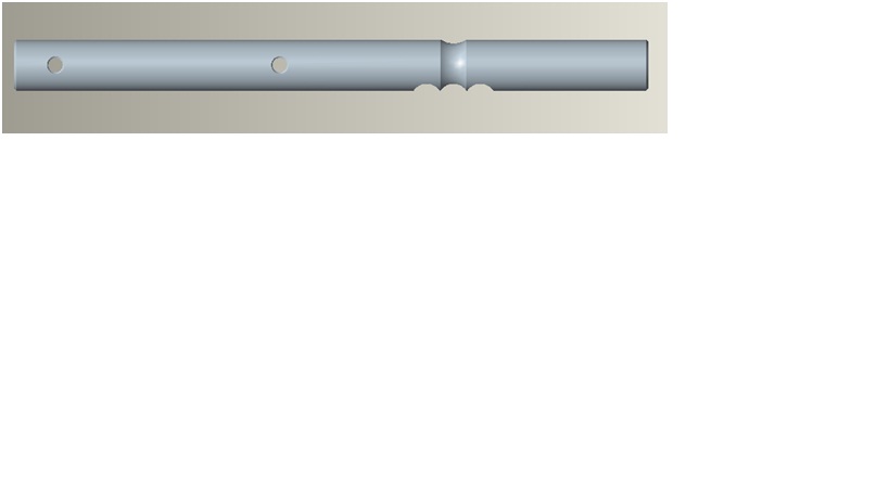 One reverse gear fork shaft