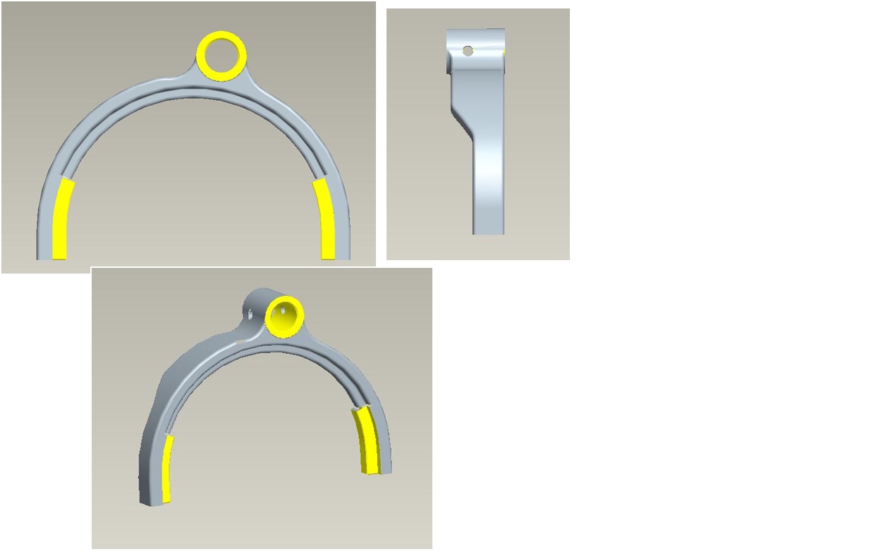 One or two gears fork