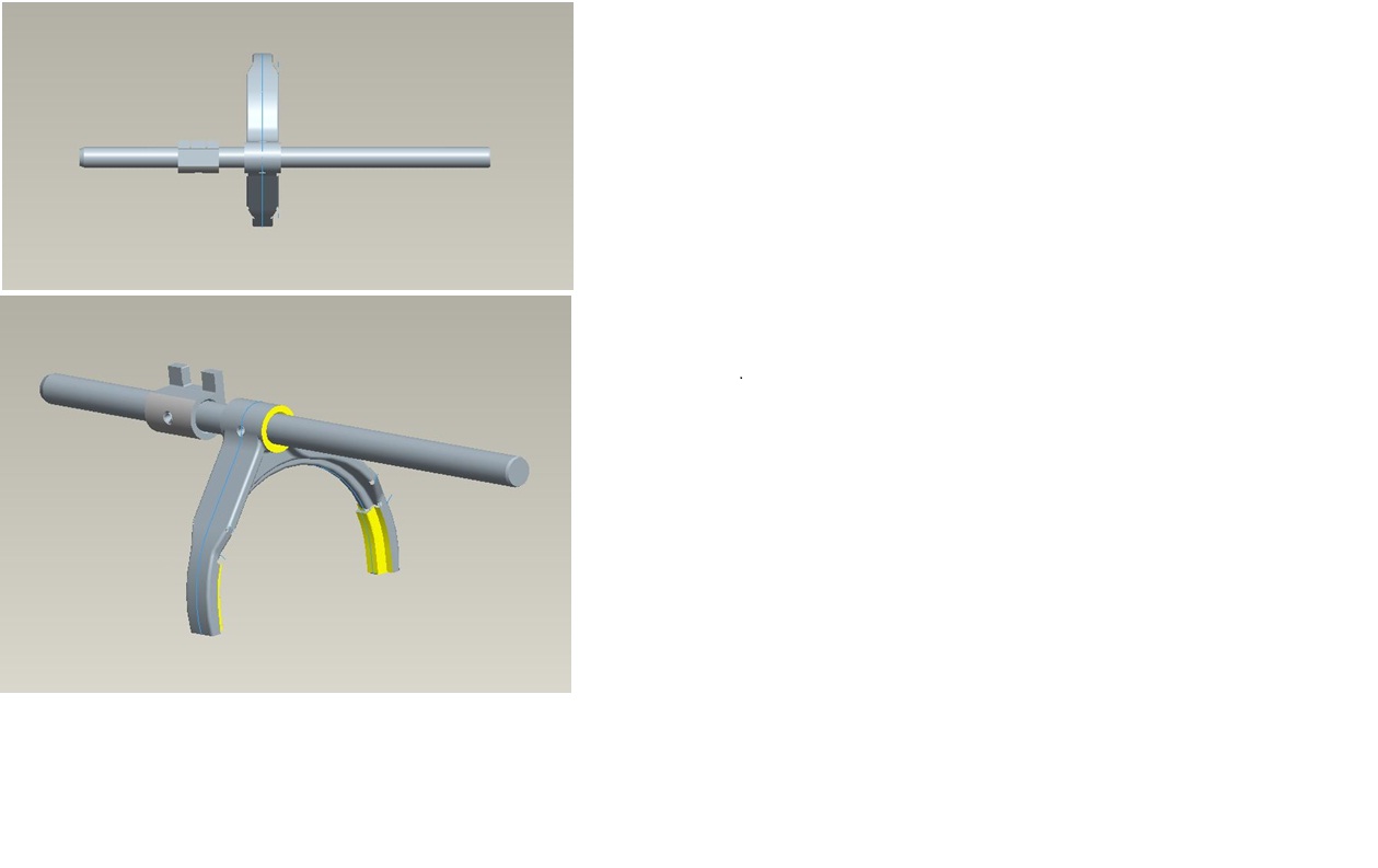 Third and fourth gear fork shaft assembly