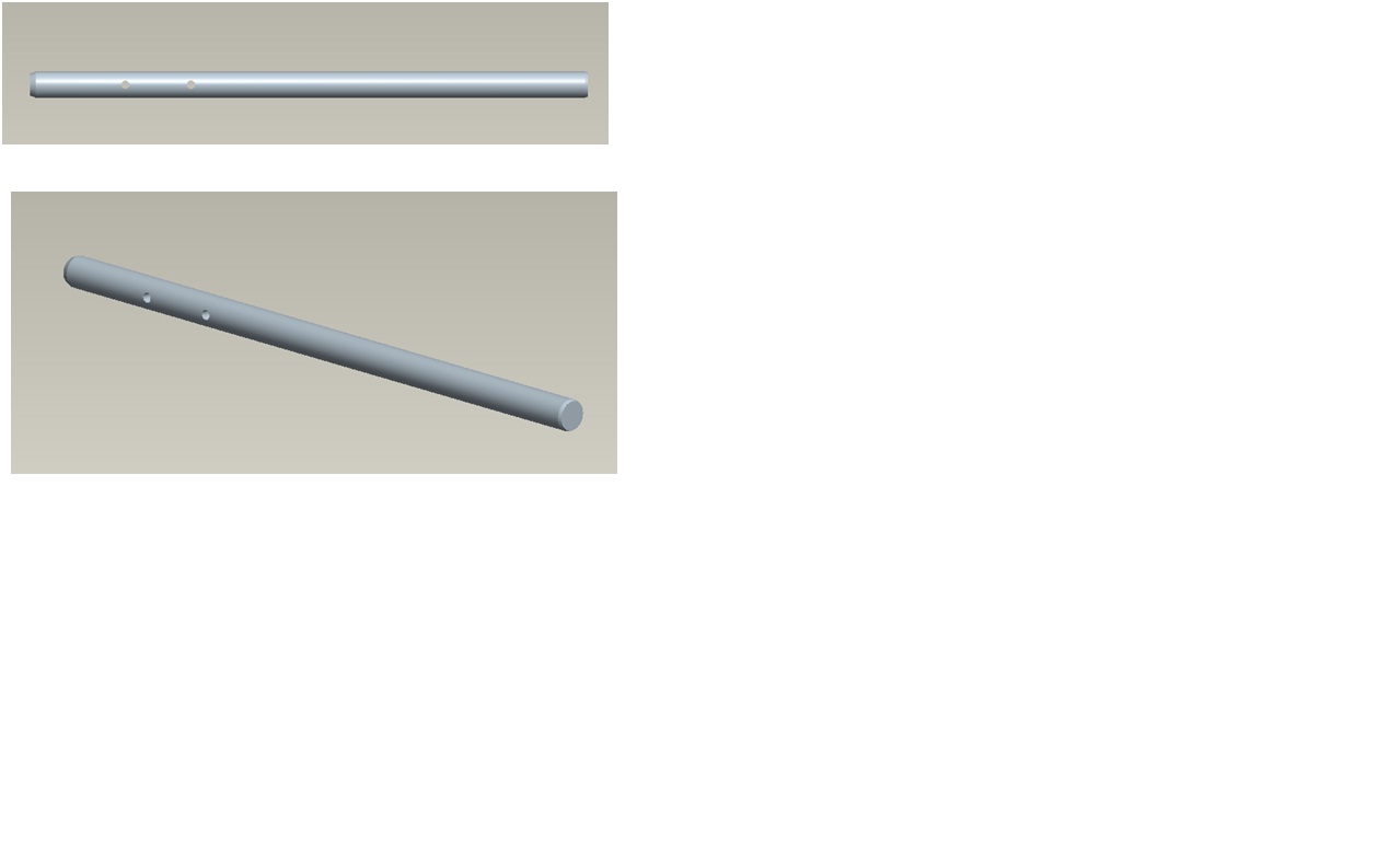 Five and six gear fork shaft