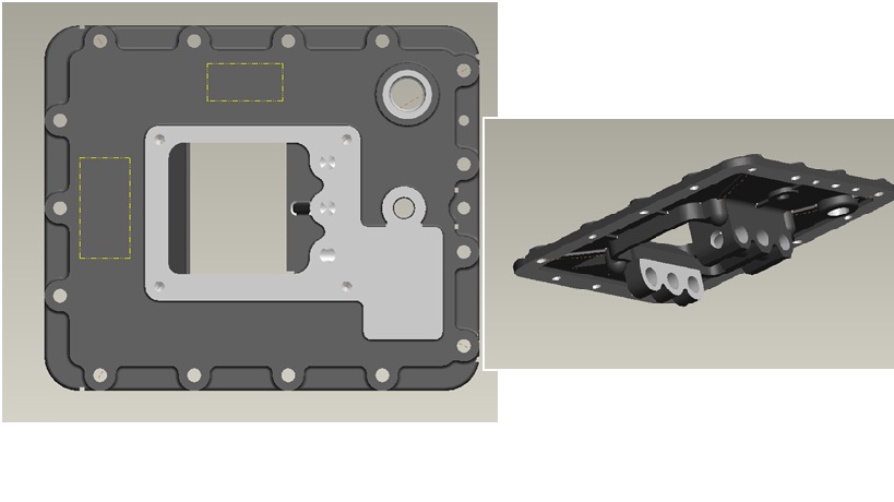 Верхняя крышка коробки передач