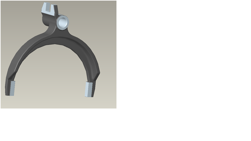 Вилка переключения третьей и четвертой передач