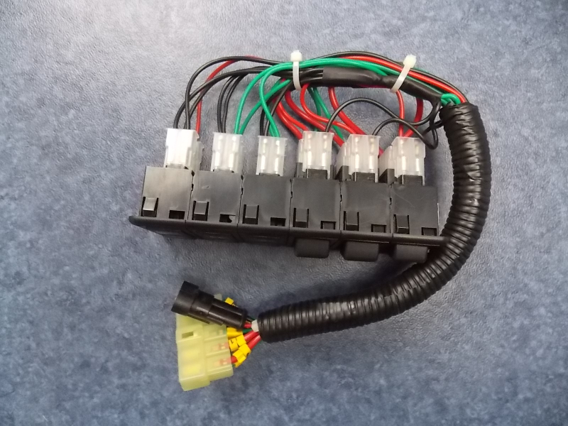 Кулисный переключатель и индикаторная лампа в сборе