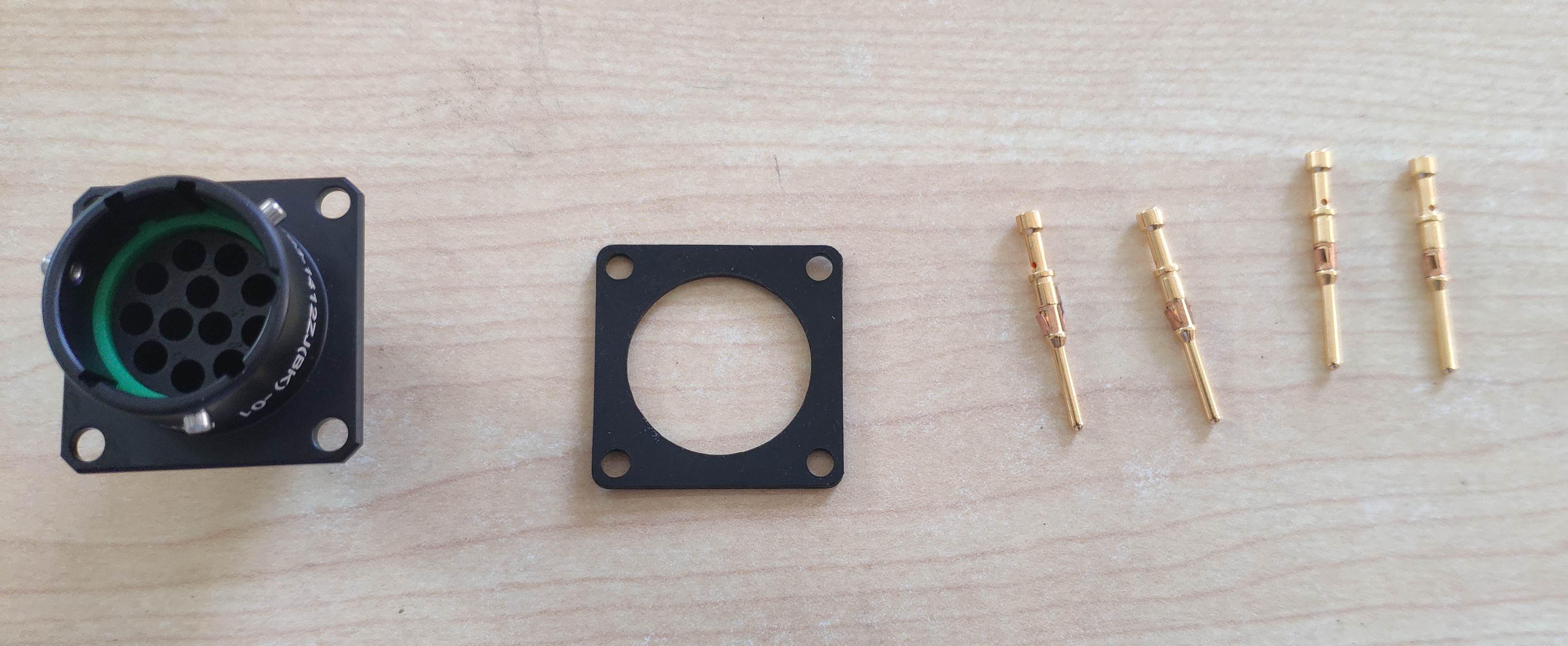 Aviation socket; 12-pin aviation head; deleted same as 2103-00760