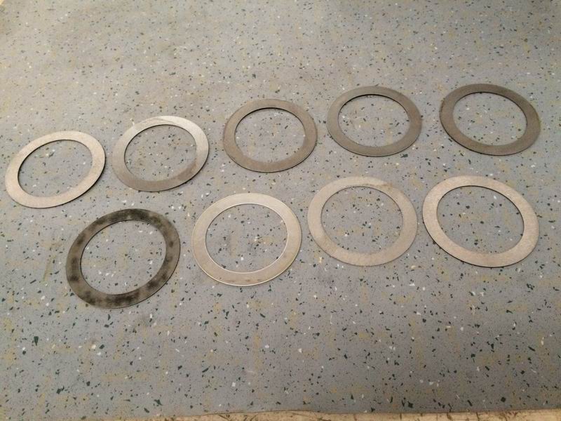 Adjust the gasket; contains 9 pieces
