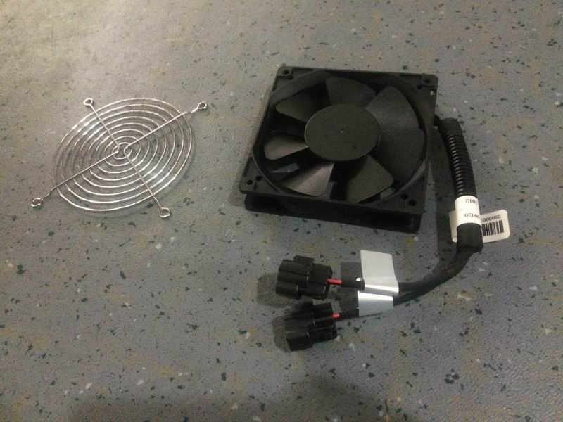 Power battery fan; with wiring harness-1