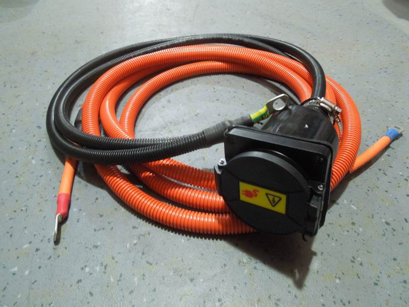 DC charging socket, 750V, 125A