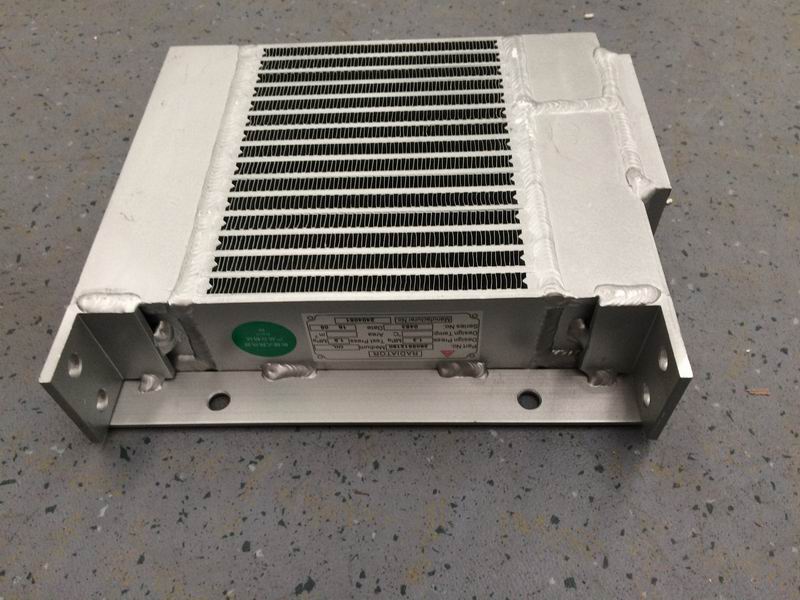 Electric air compressor cooler