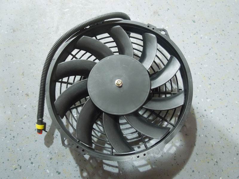 DC cooling fan of electric air compressor