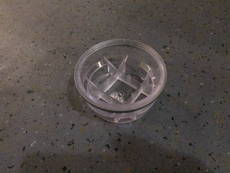 Air filter protective cover; transparent-1