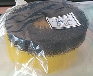 Air filter element of electric air compressor; (including two parts); outer diameter Φ100