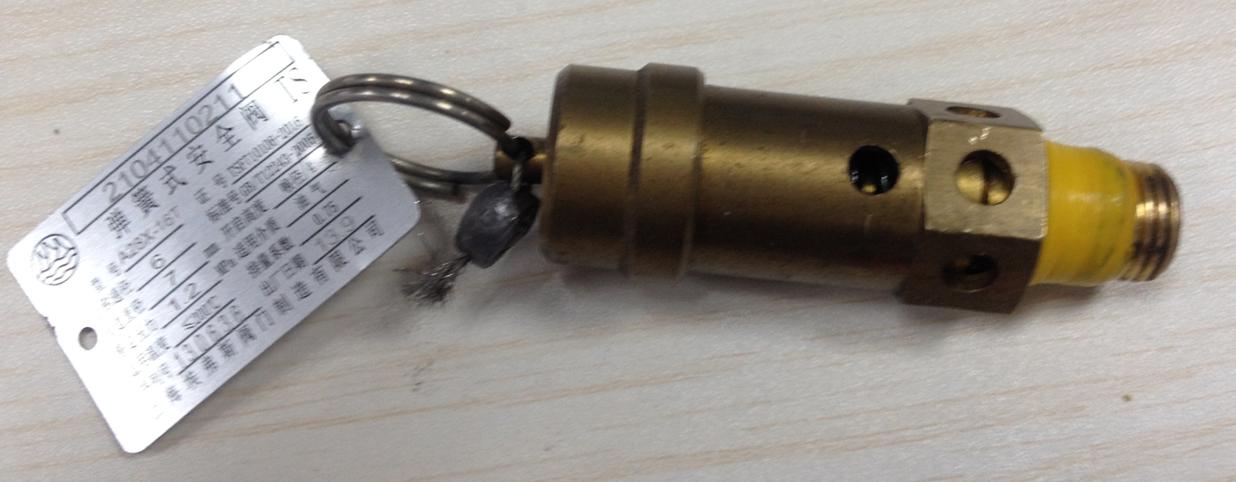 Safety valve; 12BARG