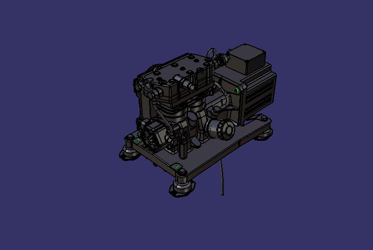 Electric air compressor, 250L/min