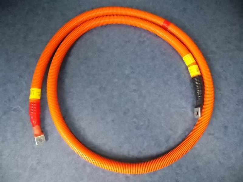 Orange high voltage line 50-1950-1008 upper capacitor + upper capacitor -