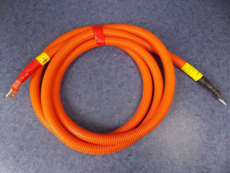 Оранжевая линия высокого напряжения 50-3100-1008 нижний конденсатор + нижний конденсатор -