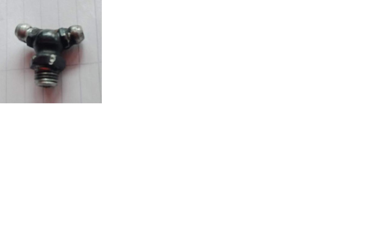 Cross shaft butter nozzle; M8×1