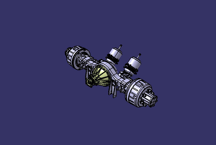 Rear axle (Lean/4T/ABS/Longzhong/5.38/Grinding)