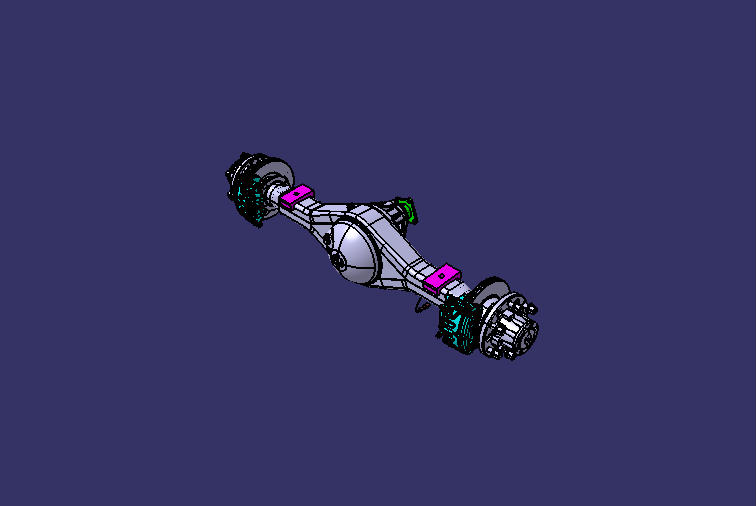 D задний мост в сборе (Хэфэй/3. 5T /ABS/гидравлическая пластина/4. 88 )