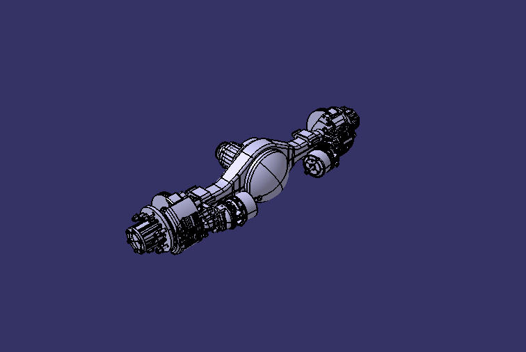 Rear axle, 5t, ABS, 17.5