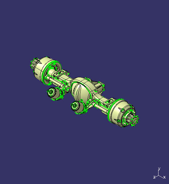 Задний мост, 6t , АБС, Лунчжун, 5. 86 , тонкий помол, масло, бедная загрузка