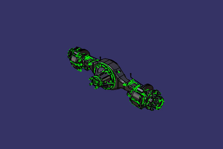 Задний мост, 5T , АБС, 17 .5, 4. 89 , тонкого помола, БУ