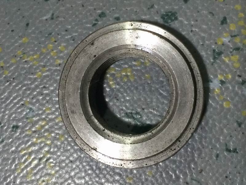 Oil plug seat - oil face, oil drain hole; delete