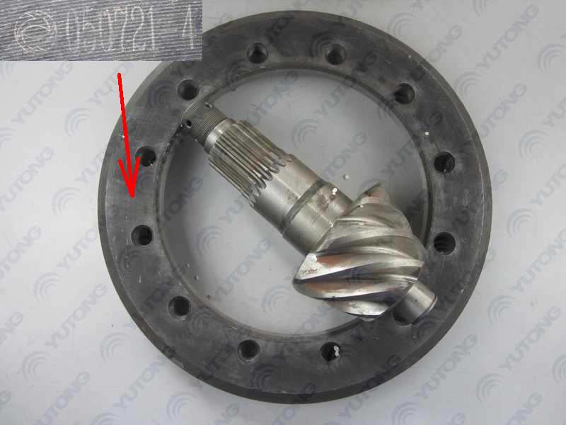 Main driven bevel gear (I=4.5/fine grinding)