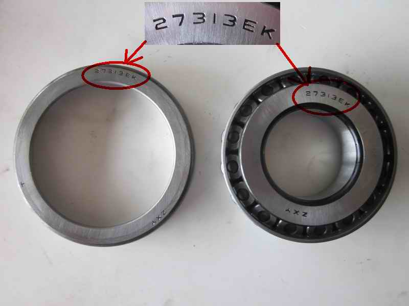 主动锥齿前轴承;65*140*36-1