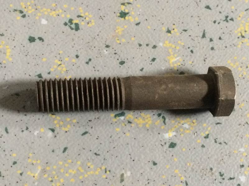 Bearing cover tightening bolts; M18*90; Total length 101.5; Coarse teeth