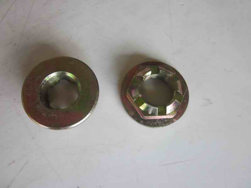 Active bevel lock nut; M30*1.5; slotting; flange surface Φ59