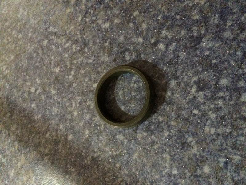 Spacer-active bevel gear front bearing