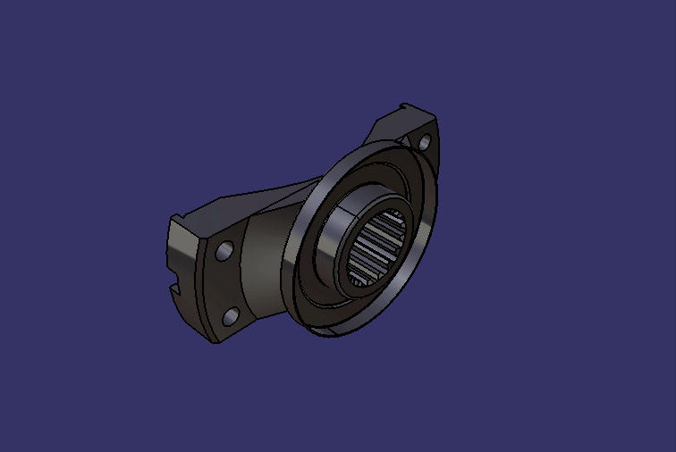 Flange assembly, 8.5T, 8C