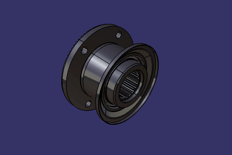 Фланец в сборе ( 11 . 5T /торцевые зубы)