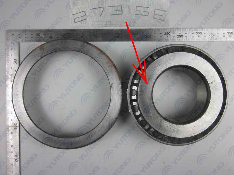 Active bevel teeth front bearing; inner diameter 75; outer diameter 160; thickness 40