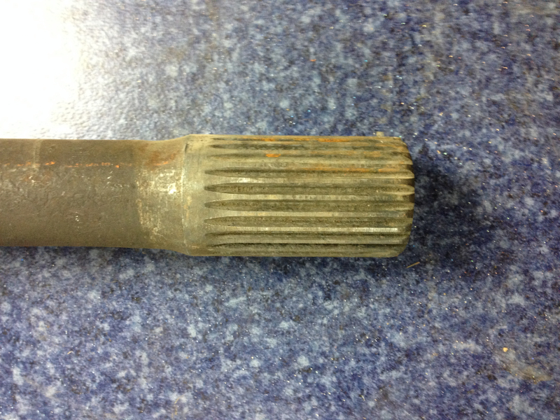 Правая полуось; Л= 1060 ; Номер сплайна 25-1