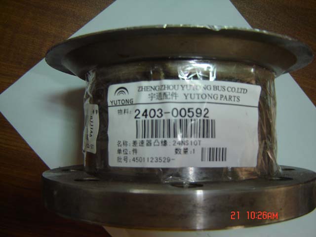 Differential flange assembly; aperture 8-M14*1.5